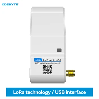 SX1268 לורה מודול 400MHz ממשק USB CDEBYTE E22-400T22U 22dBm זמן מרחק 5 ק 