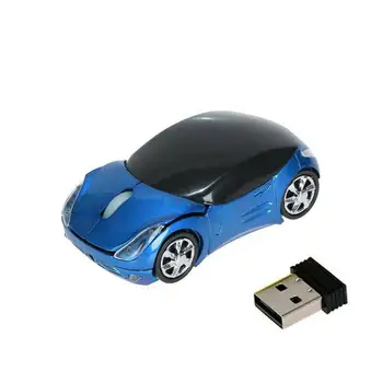 1~5PCS אלחוטית מכונית ספורט עכבר ארגונומי 1200DPI המכונית עכבר USB אופטי עכברים Mause עבור מחשב PC נייד משחקים עכבר