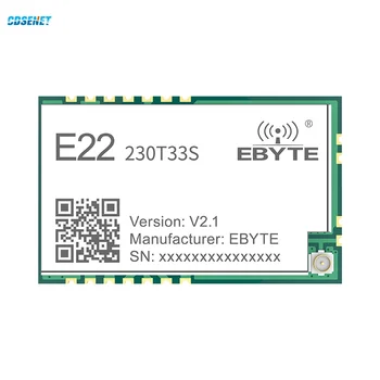 230MHz SX1268 לורה RF SMD מודול אלחוטי CDSENET E22-230T33S 33dbm זמן מרחק 12 ק 