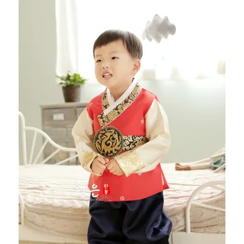 קוריאני מיובאים בד בנים אחד בן ה-קוריאנית הבגדים העדכניים ביותר של ילדים קוריאני בגדי בנים קוריאנית בגדים