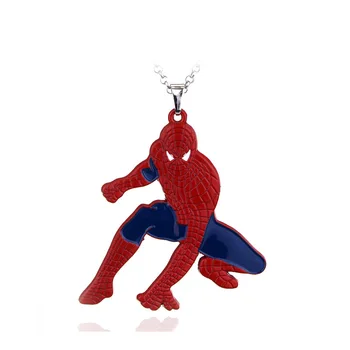 גיבור על איש העכביש ספיידרמן Cosplay תלבושות שרשרת תליון תכשיטים מתנה