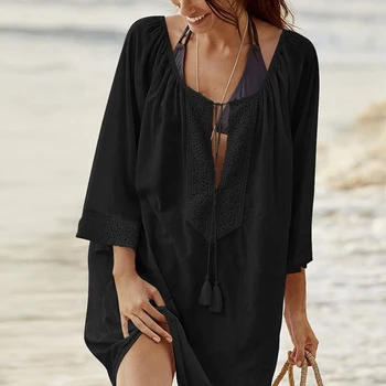 נשים בתוספת גודל ביקיני לחפות Beachwear מוצק Beachsuit חוף הולידיי ללבוש.