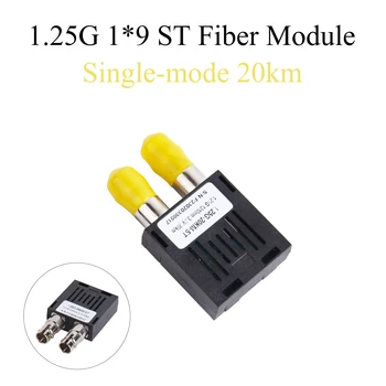 1 יח '1*9 Gigabit Gigabit Fiber Optic מודול 1000M 2 סנט UPC APC 1.25 G מצב יחיד 1310nm 20 ק