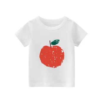 אופנה ילדים בקיץ חולצות כותנה תינוק בגדי תינוקות ילדים חולצות Tees עבור בנים בנות בגדי ילדים 3-8 שנים