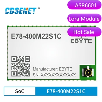 ASR6601 לורה מודול אלחוטי 433Mhz 470Mhz LoRaWAN LinkWAN E78-400M22S1C CDSENET 6 קילומטר RF Transceiver מקלט IPEX חותמת חור
