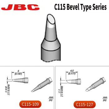 JBC C115 פוע ריתוך טיפ נחושת נטול עופרת חימום עמדת הלחמה ברזל טיפ תיקון טלפון SMD PCB ננו הלחמה