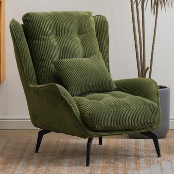 חדר השינה עצלן סלון כסאות מעצב יוקרה קפה, שידה בסלון, כיסאות ארגונומיים כורסה Cadeira ריהוט הבית YY50LC