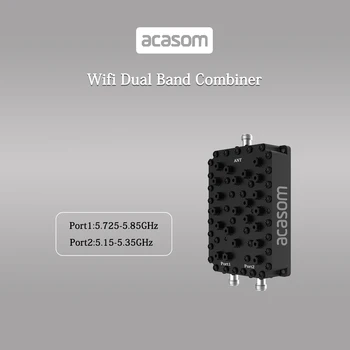 5.15 GHz/5.8 GHz WIFI 2. הלהקה חלל Diplexer SMA Dual Band Combiner/מרבב/חלל Diplexer 2 דרך חלל יחידה להדפסה דו-צדדית