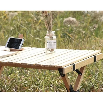 נייד עוף רול שולחן מתקפל ריהוט גן שולחן חיצונית ציוד קמפינג פיקניק