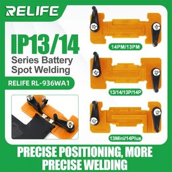 Relife RL-936WA1 סוללה ריתוך, מתקן מקבע עבור הטלפון 13-14 סדרה דיוק גבוהה סוללה להגמיש שבב IC נקודה רתך כלי