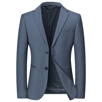 4XL באיכות גבוהה בלייזר לגברים בסגנון בריטי עסקים ללבוש חליפת עסקים אלגנטי אופנה-High-end פשוט ג 'נטלמן ז' קט