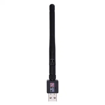 ALLOYSEED 300Mbps USB 2.0 300M אלחוטית WiFi כרטיס רשת 802.11 b/g/n LAN מתאם עם rotatable אנטנה למחשב נייד
