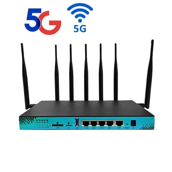 WG1608 5G Wireless Gigabit נתב 1200Mbps Dual Band Wi-fi הנתב עם Quectel RM500Q-GL RM502Q-AE RM520N-GL RM510Q-GL Openwrt