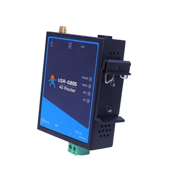 USR-G805-ECAUX מיני תעשייתי 4G סלולארי נתב Ethernet מעבד 1GHz תמיכת 4G/3G/2G רשת תמיכה ב-L2TP/PPTP VPN