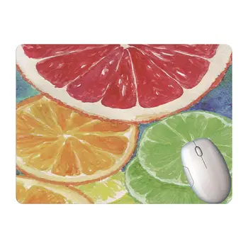 משטח עכבר גומי רך משטח חלק פירות ירקות דפוס השולחן Gaming Mousepad כף היד לנוח המשרד