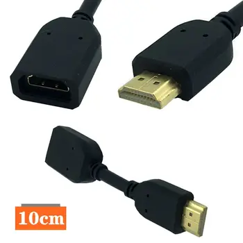 HD HDMI תואם, כבל מאריך HDMI תואם זכר ונקבה קצר השורה 10 ס 