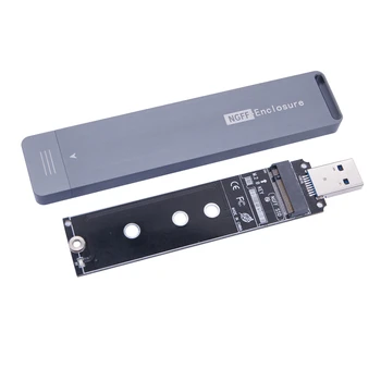 M2 SSD מקרה מתאם SSD מארז אלומיניום מ 2 מארז תיבת M. 2 ל-USB 3.1 SSD מתאם עבור B+M מפתח NGFF SATA Solid State Disk