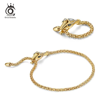 ORSA תכשיטים גותי וינטג ' כסף סטרלינג 925 נחש עיצוב תכשיטים להגדיר עבור האישה בנות אופנה נחש חיה תכשיטים מתנה SSEQ01