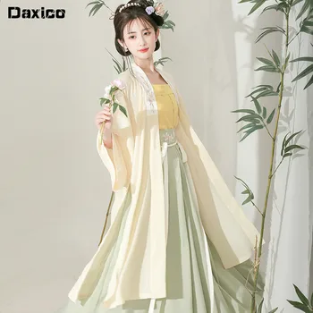 סינית מסורתית Hanfu תחפושת האישה שושלת טאנג שמלת נסיכה צבע רב שושלת סונג הבמה Dancewear העתיקה פיות חליפה