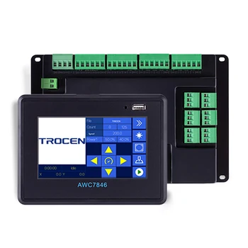 Trocen AWC7846 להחליף AWC708C בנוסף CCD לייזר Co2 בקר מערכת חריטת לייזר ומכונת חיתוך להחליף AWC608C