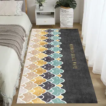 הסקנדינבים פשוט השטיח בסלון מעובה השינה שטיחים עיצוב חדר השינה לשחק מחצלות דלת הכניסה שטיחון האמבטיה שטיח מודרני, שטיחים במסדרון