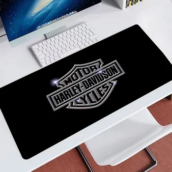 H-אופנועי הארלי דיווידסון המכונית לוגו HD גדול Mousepad המשחקים PC אביזרים החלקה משטח עכבר מקלדת המשרד אנימה שולחן מחצלת Playmat