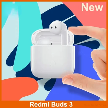 החדש Xiaomi Redmi ניצנים 3 אוזניות Bluetooth 5.2 TWS אוזניות אלחוטיות עמיד למים, Dustproof 4.5 g משקל יחידה חצי באוזן