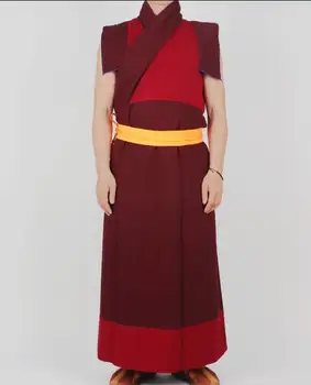 סיני הטיבטי הדלאי נפאלי בודהיזם נזיר החלוק האביב זמן האפוד חליפה