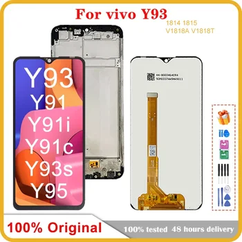 המקורי עבור Vivo Y91 Y91i Y91c Y93 Y95 תצוגת LCD מסך מגע דיגיטלית הרכבה עבור VIVO Y93 Y93s Y93st Y95 עם מסגרת