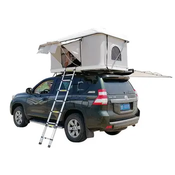 איכות גבוהה פיברגלס ג ' יפ משאית קמפינג על גג המכונית אוהל העליון קליפה קשה 4 אדם