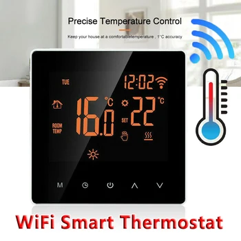 WiFi תרמוסטט חכם, חשמל קומה חימום מים/גז הטמפרטורה של הדוד מרחוק Controller עבור הבית של Google מערכת חכמה