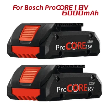 Verbesserte 18 V 6,0 Ah Li-Ion Batterie Procore 1600A016GB Für בוש 18 וולט מקס אלחוטי כוח Werkzeug Bohrer, 2100