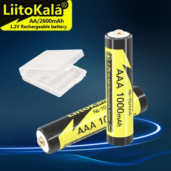 5-50PCS LiitoKala ני-10/1.2 V AAA 1000mAh AAA NI-MH נטענת סוללות עבור גילוח פנס מצלמה NIMH מראש סוללה טעונה