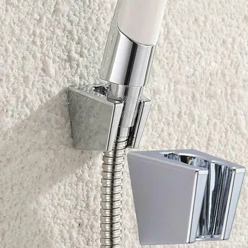 מתכוונן חדר מקלחת המכשיר בעל הראש Chrome הקיר הסוגר סילבר המכשיר בעל הראש Chrome הקיר הסוגר