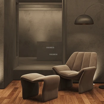 נורדי יוקרה מודרני סלון כסאות יצירתי מרפסת חדר השינה פנאי יחיד ספה כסא מעצב איטלקי הכיסא ריהוט הבית