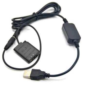 USB-DC כבל EN EL11 דמה סוללה EP-62E DC מצמד ניקון S550 S560 S600 Pentax M50 M60 V20 W60 W80 המצלמה