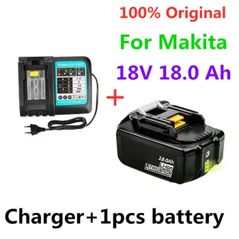 100% חדש 18V 18.0 נטענת Battery18000mAh Li-Ion סוללה הכוח מקיטה BL1880 BL1860 BL1830