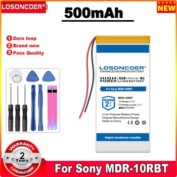 LOSONCOER 500mAh US342243 סוללה עבור Sony MDR-10RBT MDR-ZX750BN MDR-ZX770BN LIS1454HNP 7820DB0345 אוזניות אוזניות