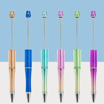 30Pcs DIY פלסטיק חרוז עט עט כדורי UV אלקטרוליטי פלסטיק חרוזים עט כדורי המשרד הספר משרדי תלמיד