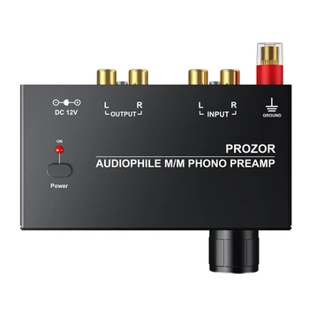 PROZOR Phono Preamp Preamplifier RCA קלט RCA 3.5 מ 