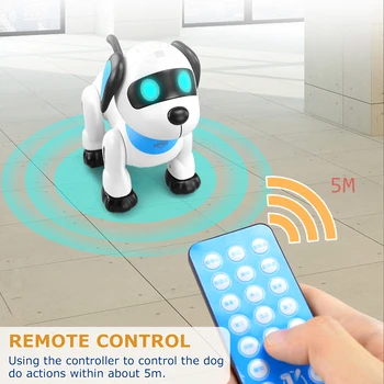מרחוק רובוט כלב אלקטרונית מצחיק RC פעלולים הכלב פקודה קולית לתכנות מגע תחושה מוסיקה שיר הרובוט של צעצועי ילדים